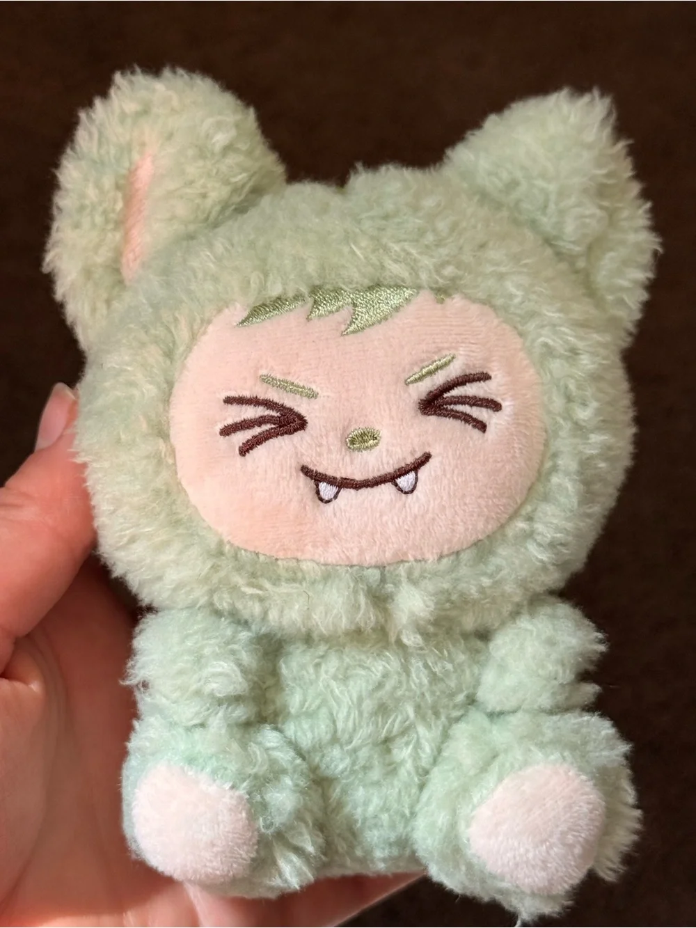 Plush Mint Green Small Pet Plush Toy - Cute Character